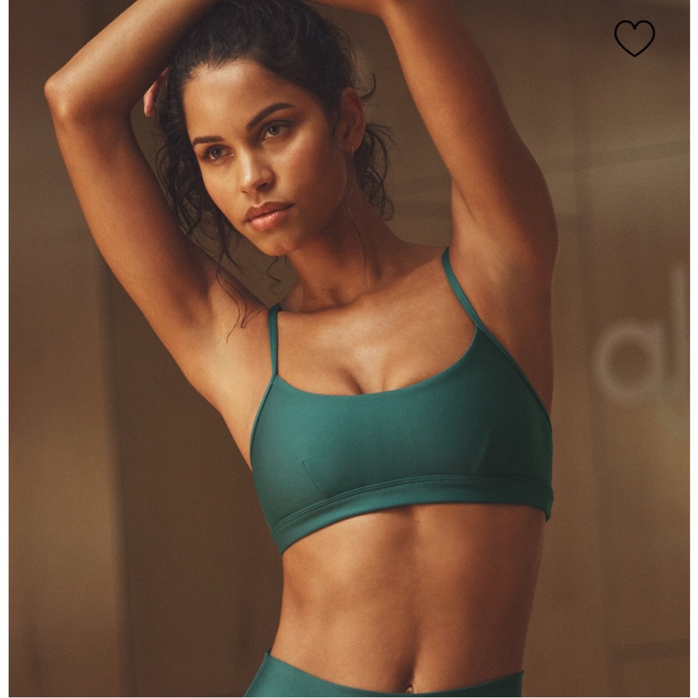 ALO Yoga Deep Teal Sports Bra